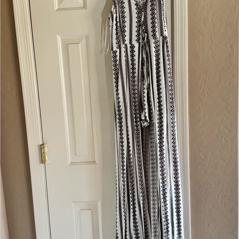 Black and White romper with shorts